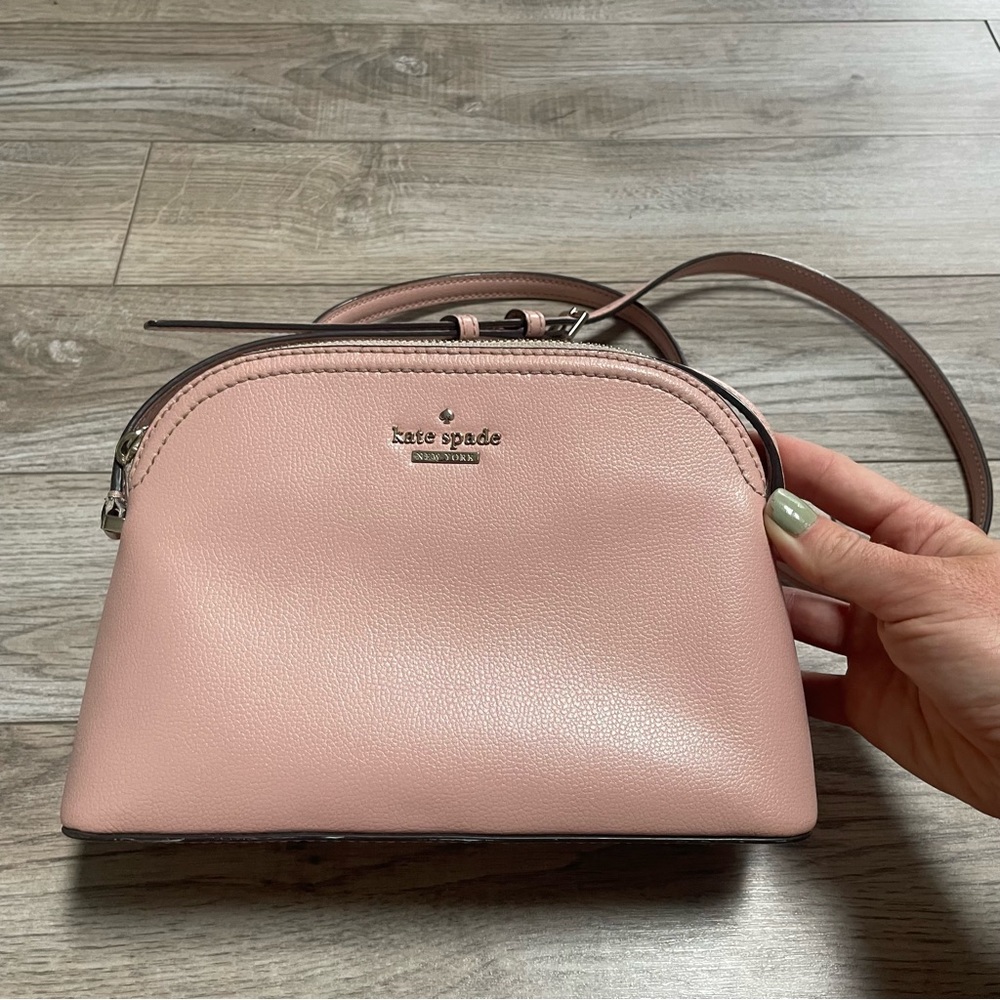 {Kate Spade} pink leather crossbody